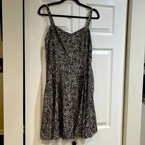 Animal print dress